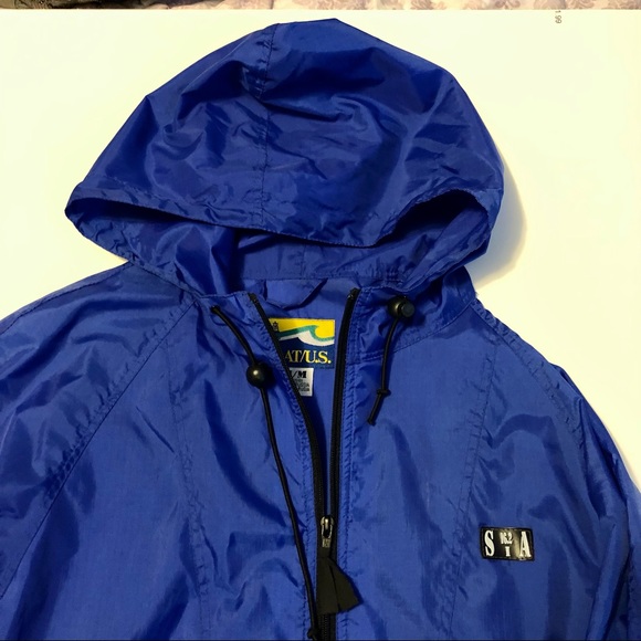 Vintage Boat/US Long Rain Jacket-M - Picture 2 of 5